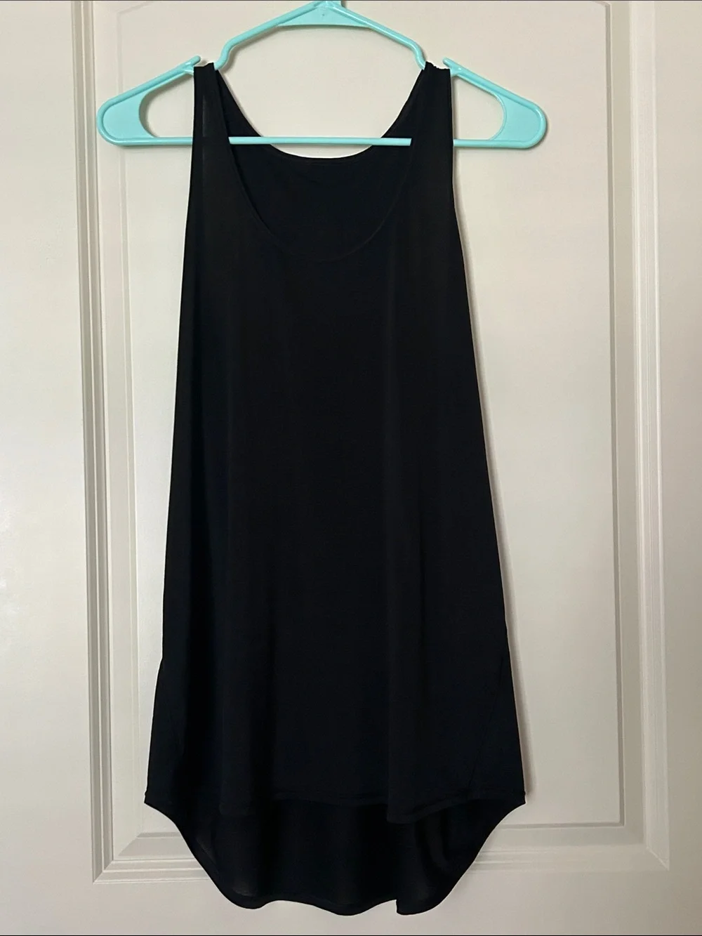 lululemon athletica Black Flowy Scoop Tank