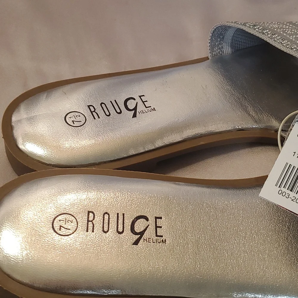 Rouge Helium silver rhinestone