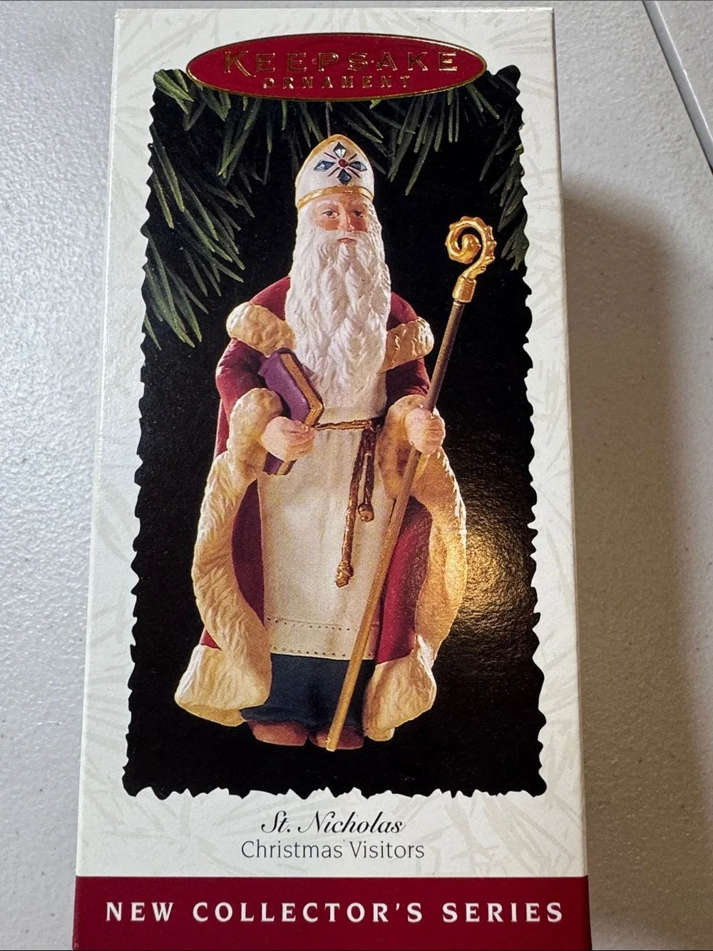 Hallmark St. Nicholas Ornament - Red, White, Gold