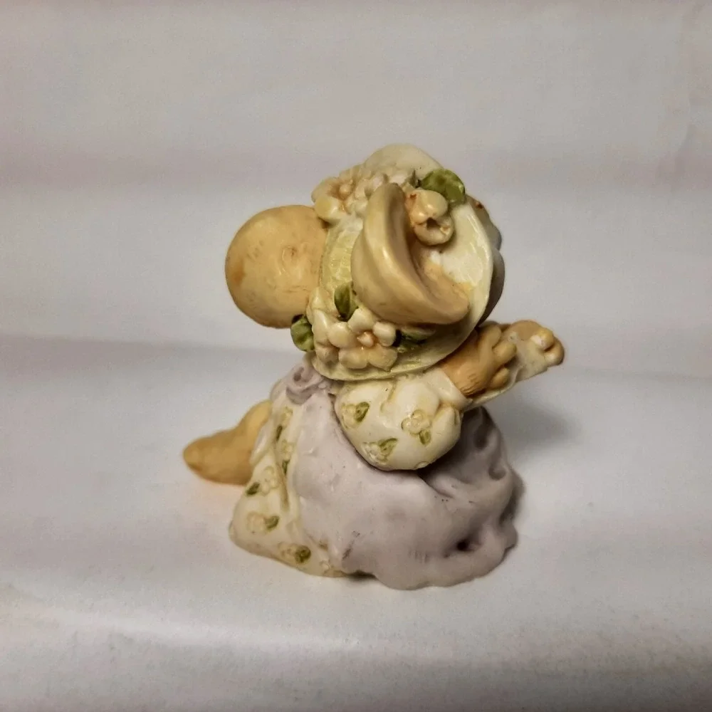 Little Cheesers JENNY BUTTERFIELD Miniature Mouse Figurine Ganz 1992 with Box