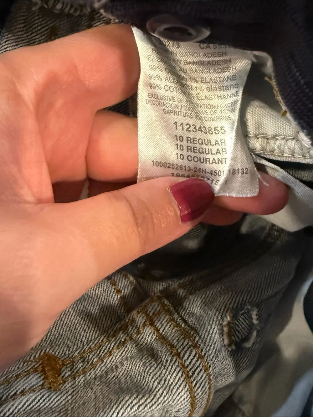 Wrangler size 10