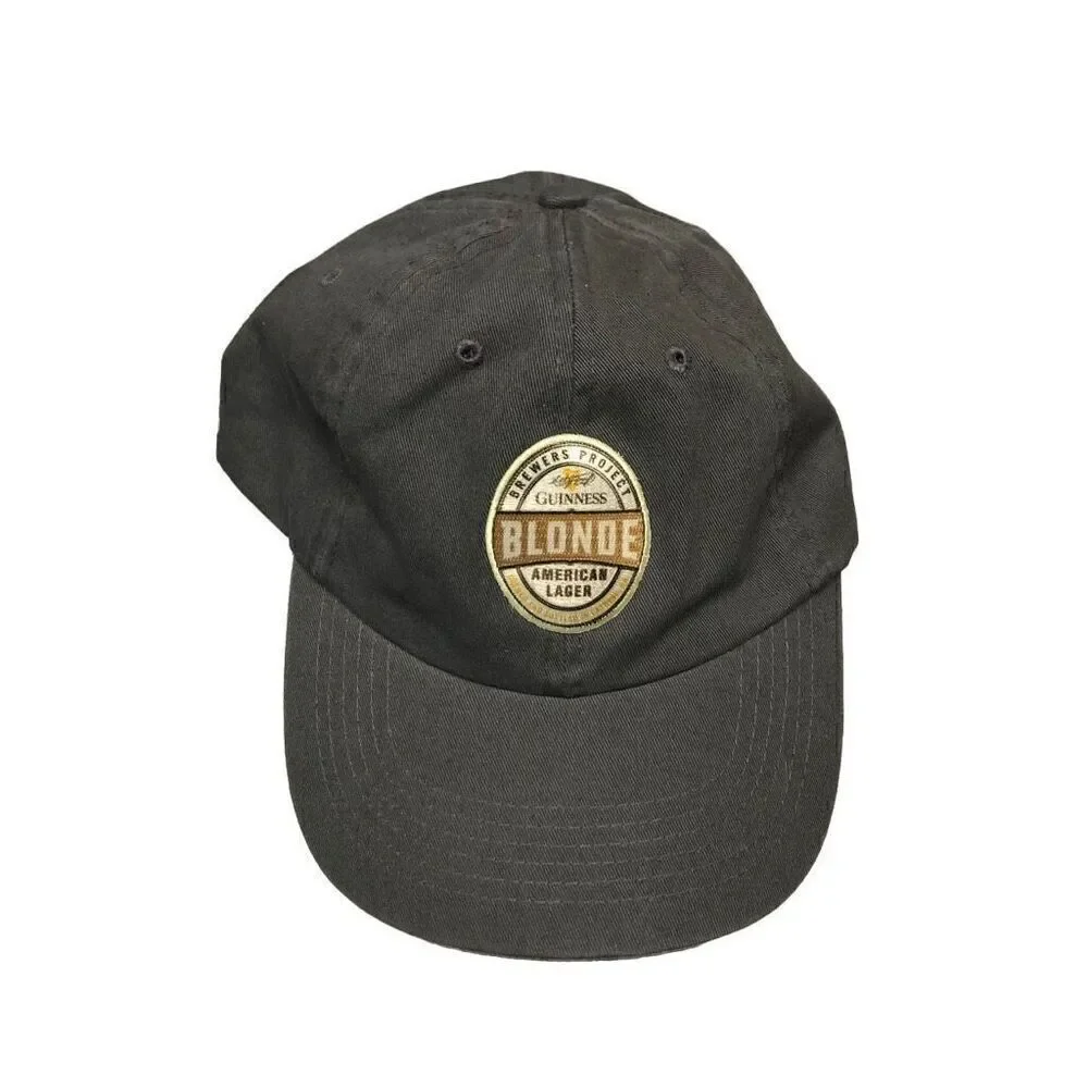 Blonde Guiness Beer Khaki Green Hat