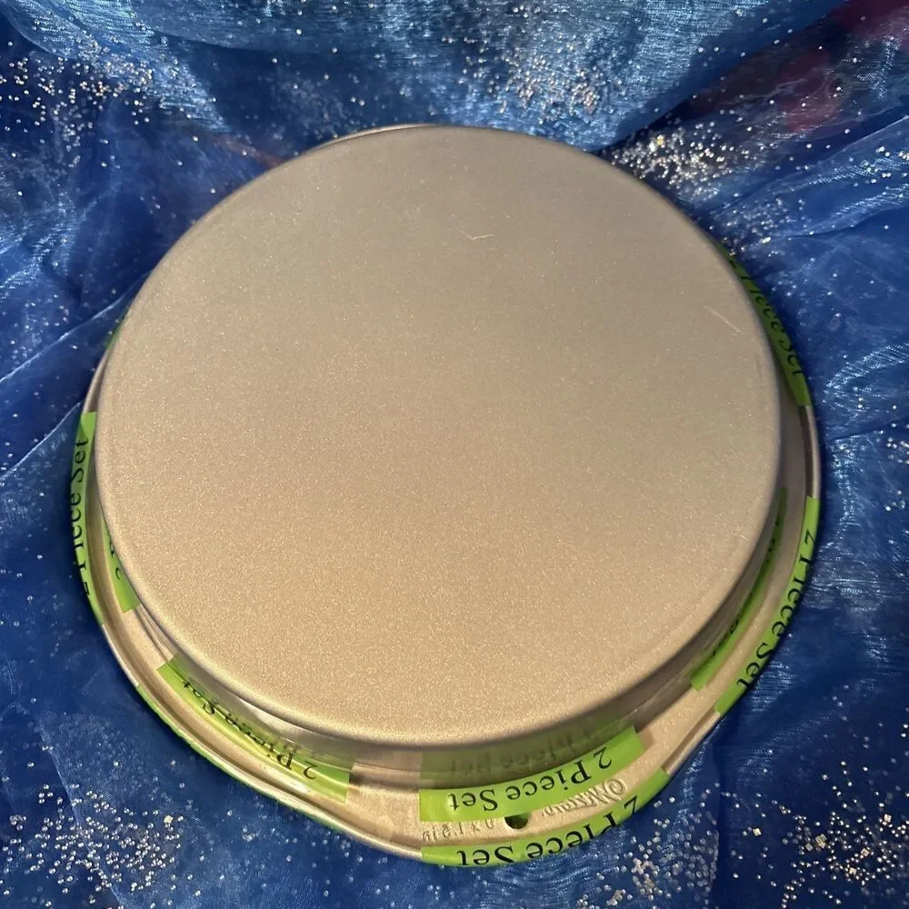 WILTON 9 Inch x 1.5 Inch Round SHAPE STEEL Heavy Duty Non Stick CAKE PANs 1 Pair