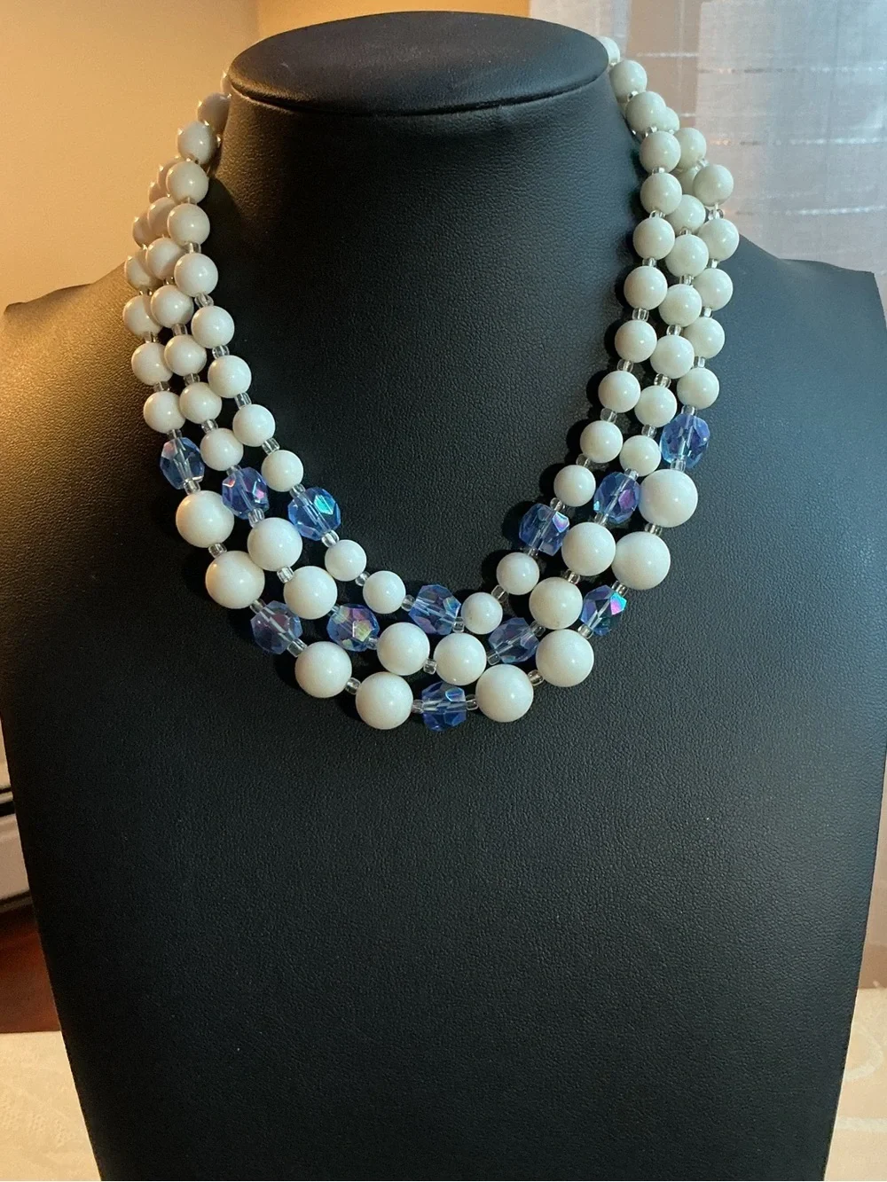 Three Strand Necklace Japan elegant multi