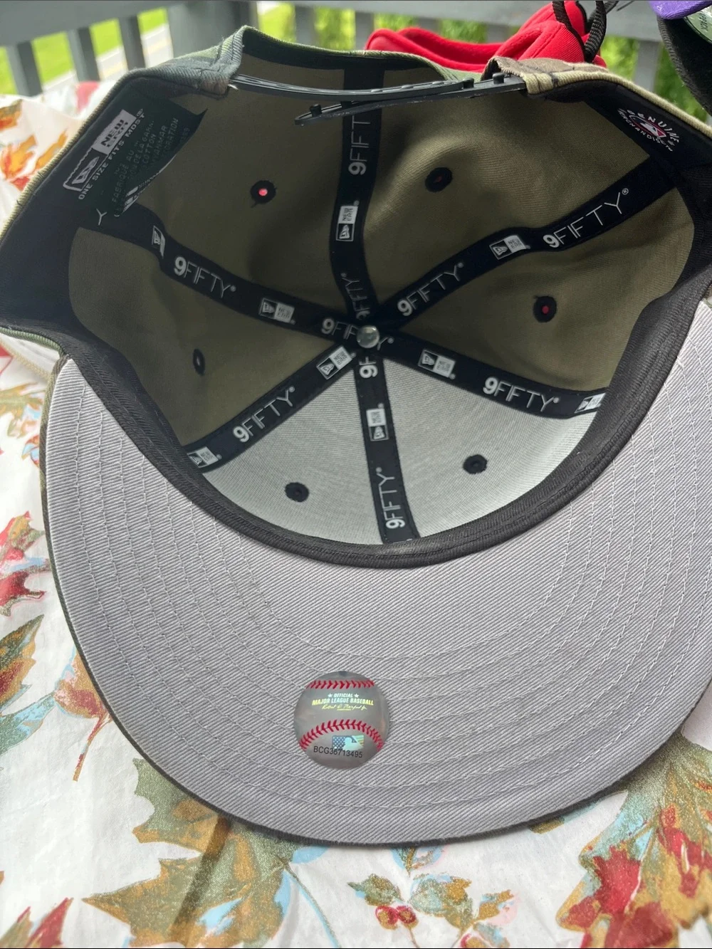 New Era camouflage snapback
