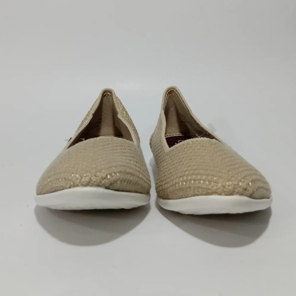 COLE HAAN Women's Springfeel Stitchlte Ballet Flats Skimmer Shoe Beige Size 5.5