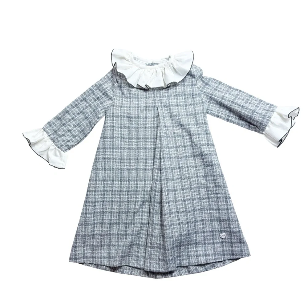 Bebe Sweeney plaid collared dress