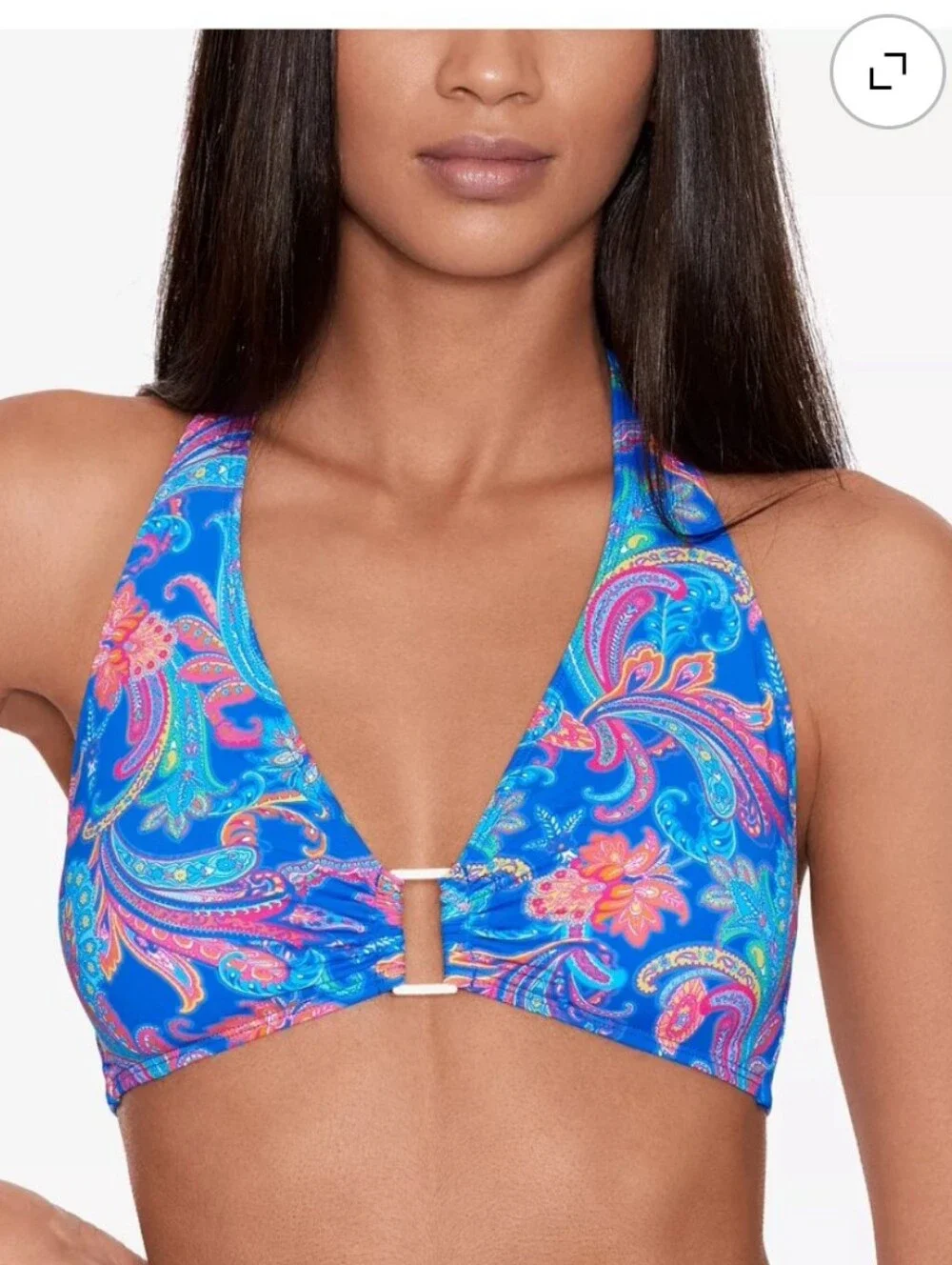 Ralph Lauren Blue Paisley Bikini Set NWT
