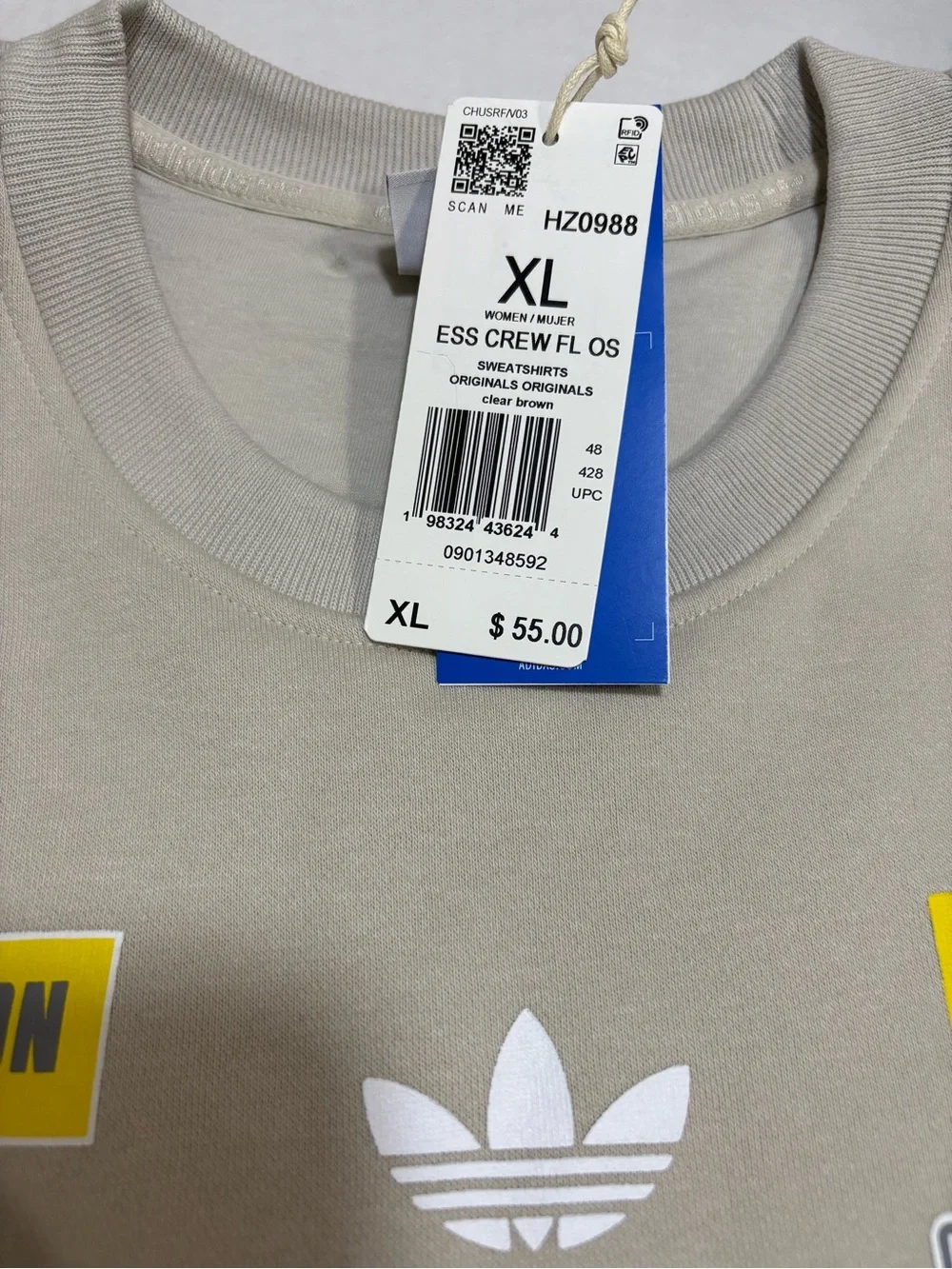 adidas classic crewneck