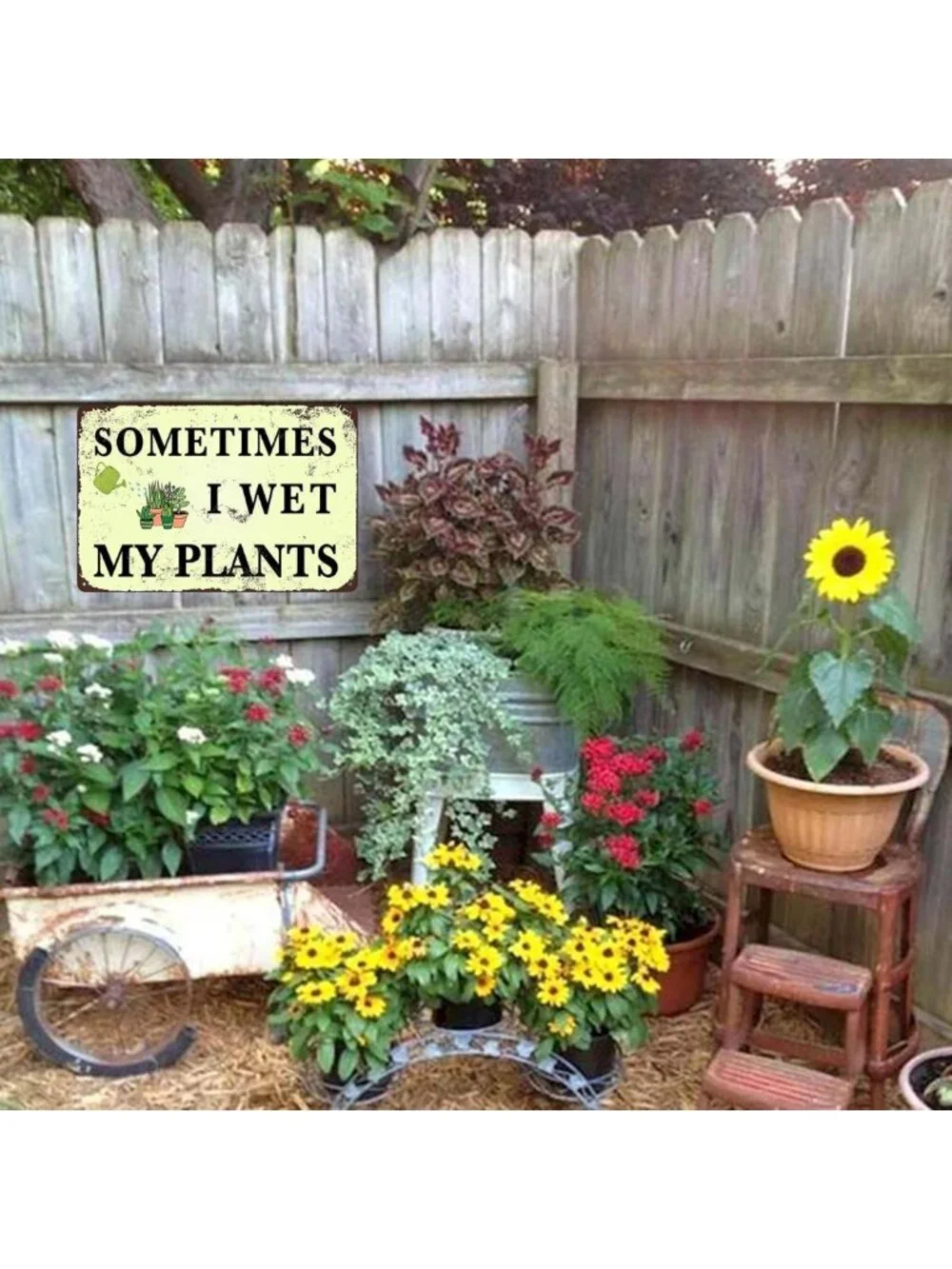Unique Metal Garden Decor - Funny Outdoor Signs, Perfect Gift for Plant Lovers