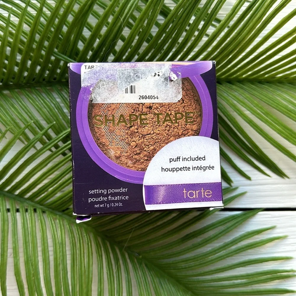 NIB Tarte Shape Tape Setting Powder Tan-Deep
