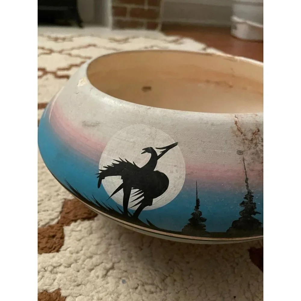 Large Vintage Tribal Ceramic Pot
