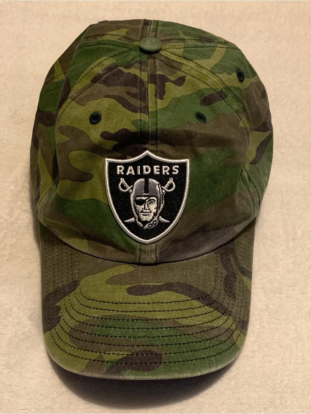 Camo Raiders hat
