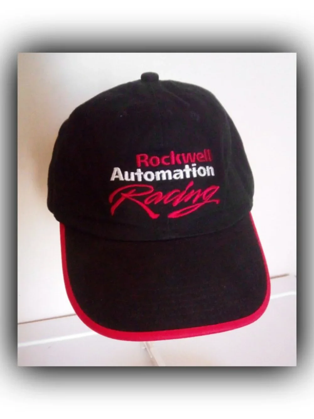 Rockwell Automation Racing #20 Hat Signed by Denny Hamlin [NASCAR Baseball Cap]