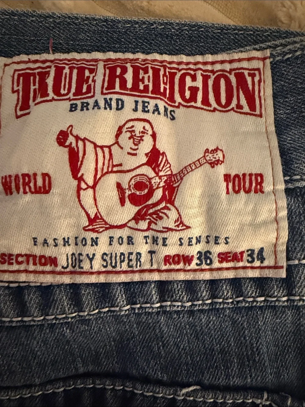 True Religion euc barely
