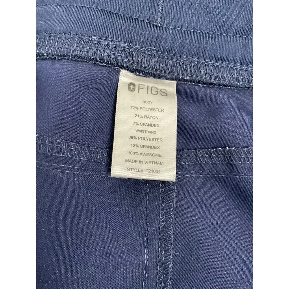 FIGS‎ Technical Collection Men's Navy Blue Scrub Pants Size Large Cargo Pocket