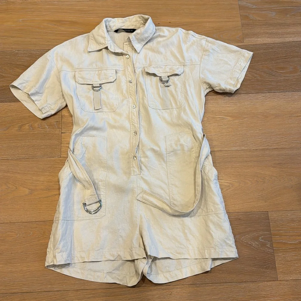 Zara belted linen