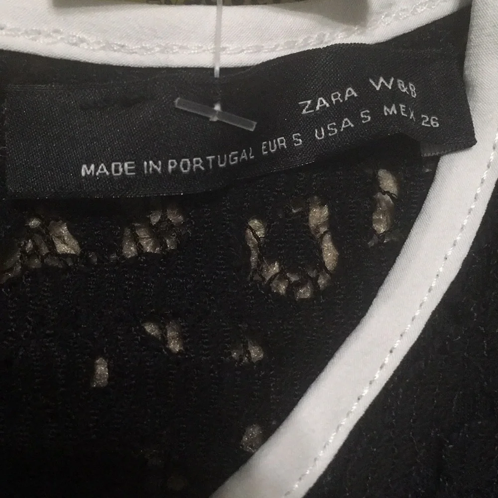 Zara black white