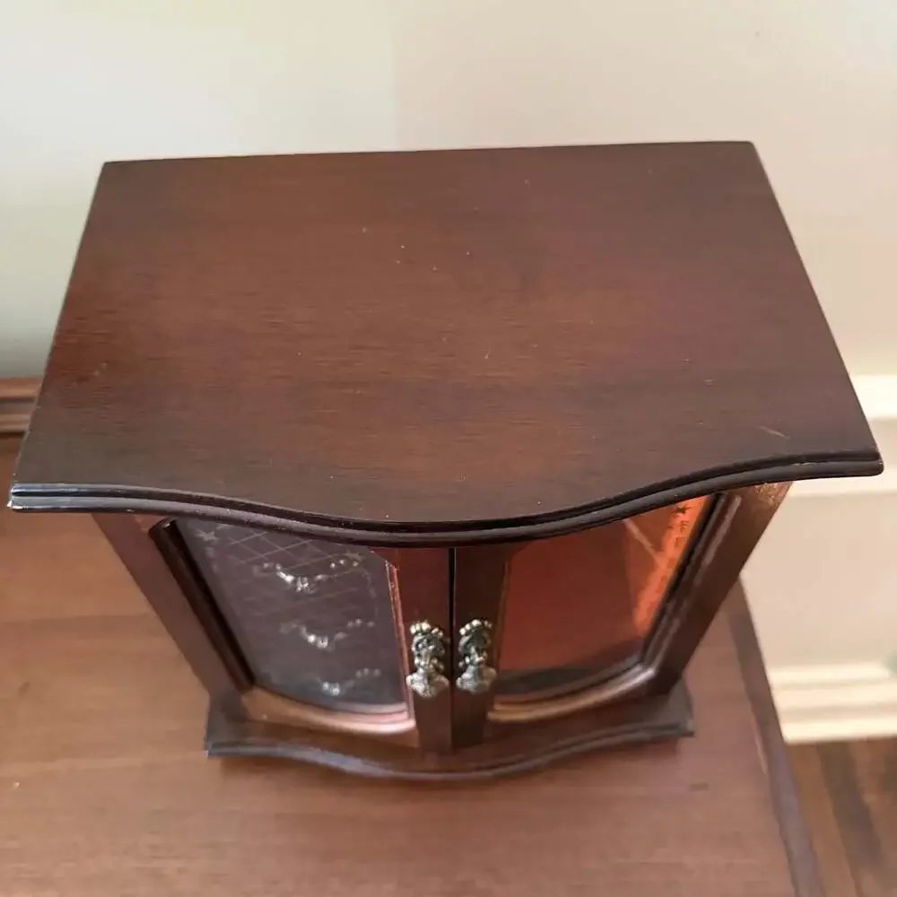Vintage Wooden Jewelry Box/Cabinet