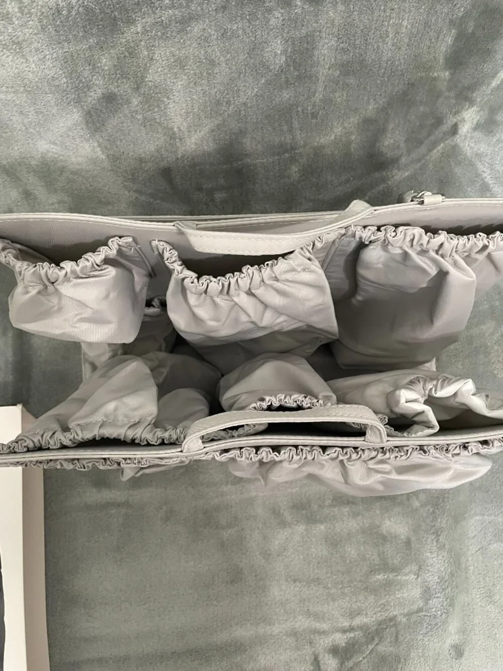 ToteSavvy Original Diaper Bag Organizer Insert - 11 Pockets in Grey