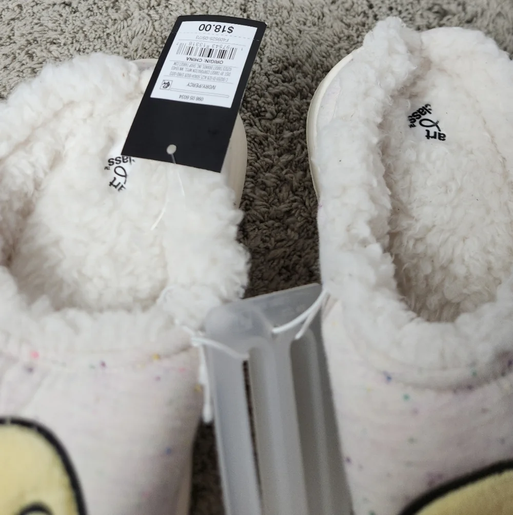 Kids' Percy Wink Smiley Face Clog Slippers - art class Ivory M(2-3)