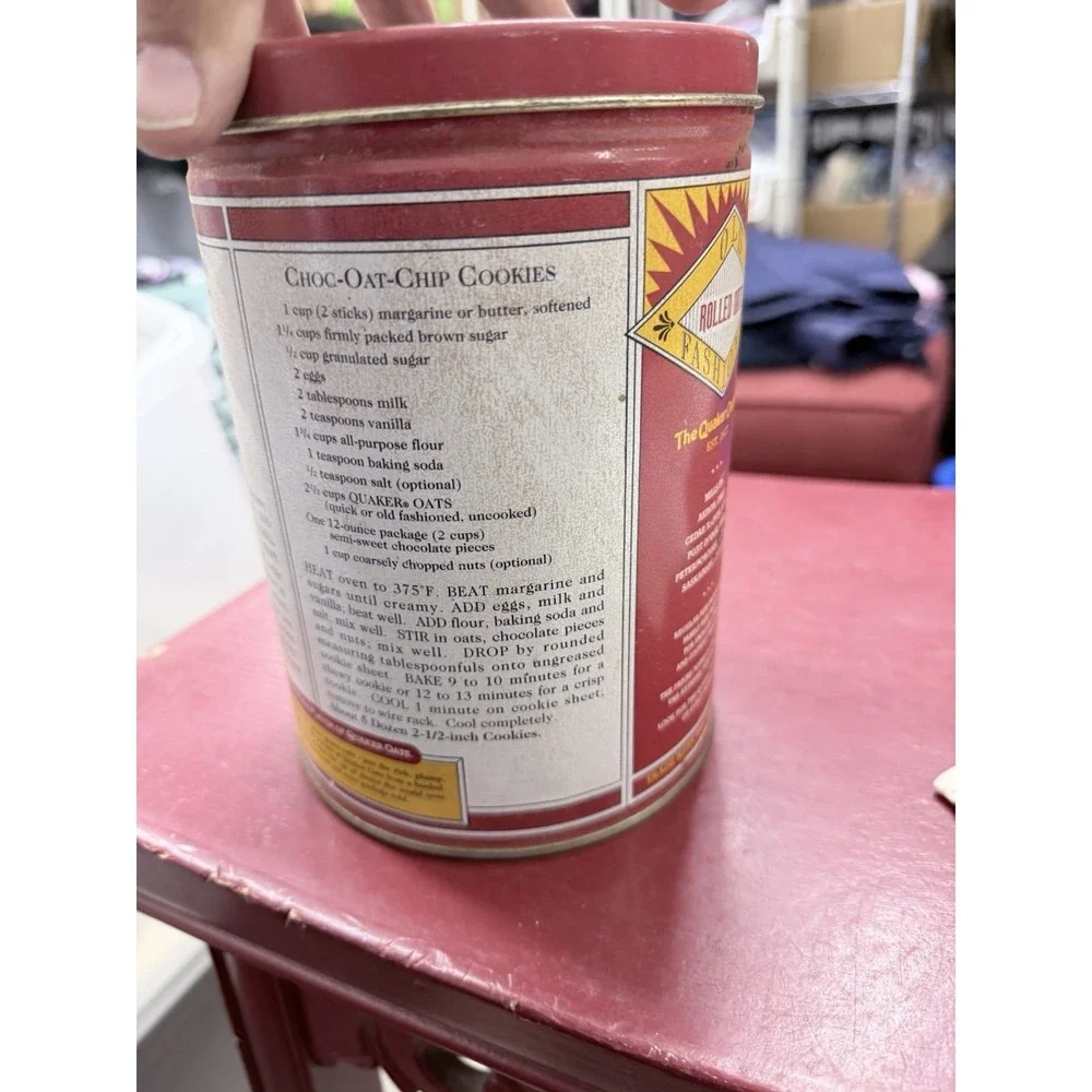 Quaker Oats tin edition