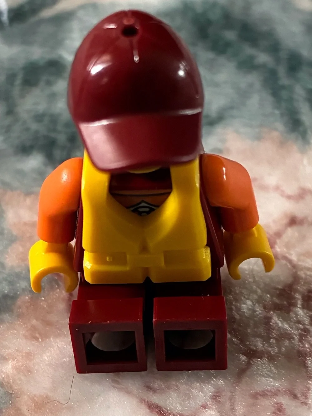 Lego minifigure wearing