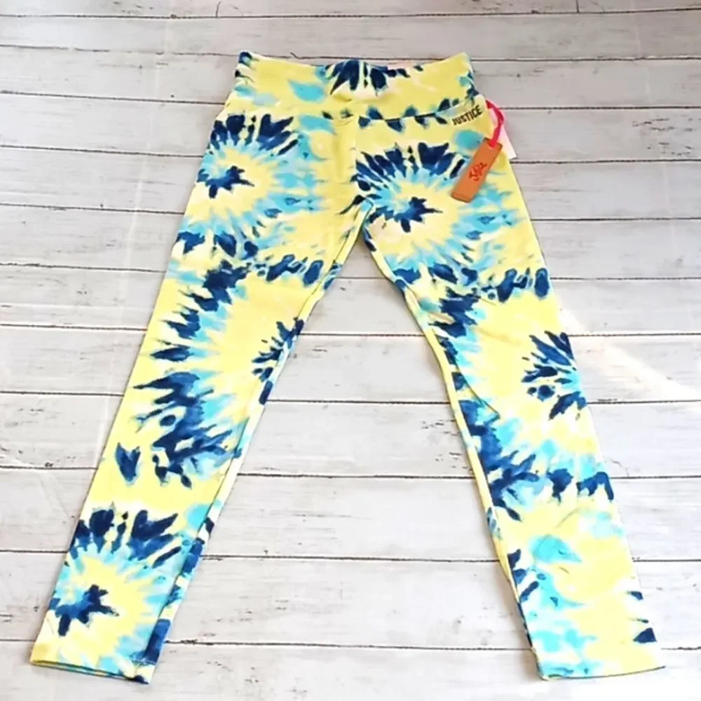 Justice Girls Tie Dye Leggings