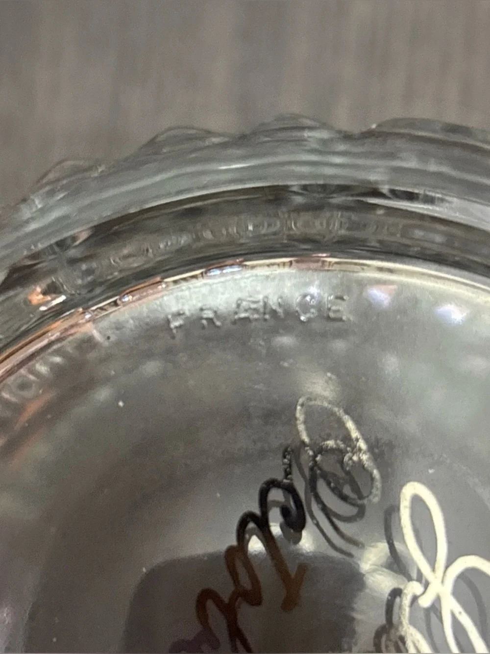 Luminarc France Vintage Crystal Ice Bucket. Anniversary gift.