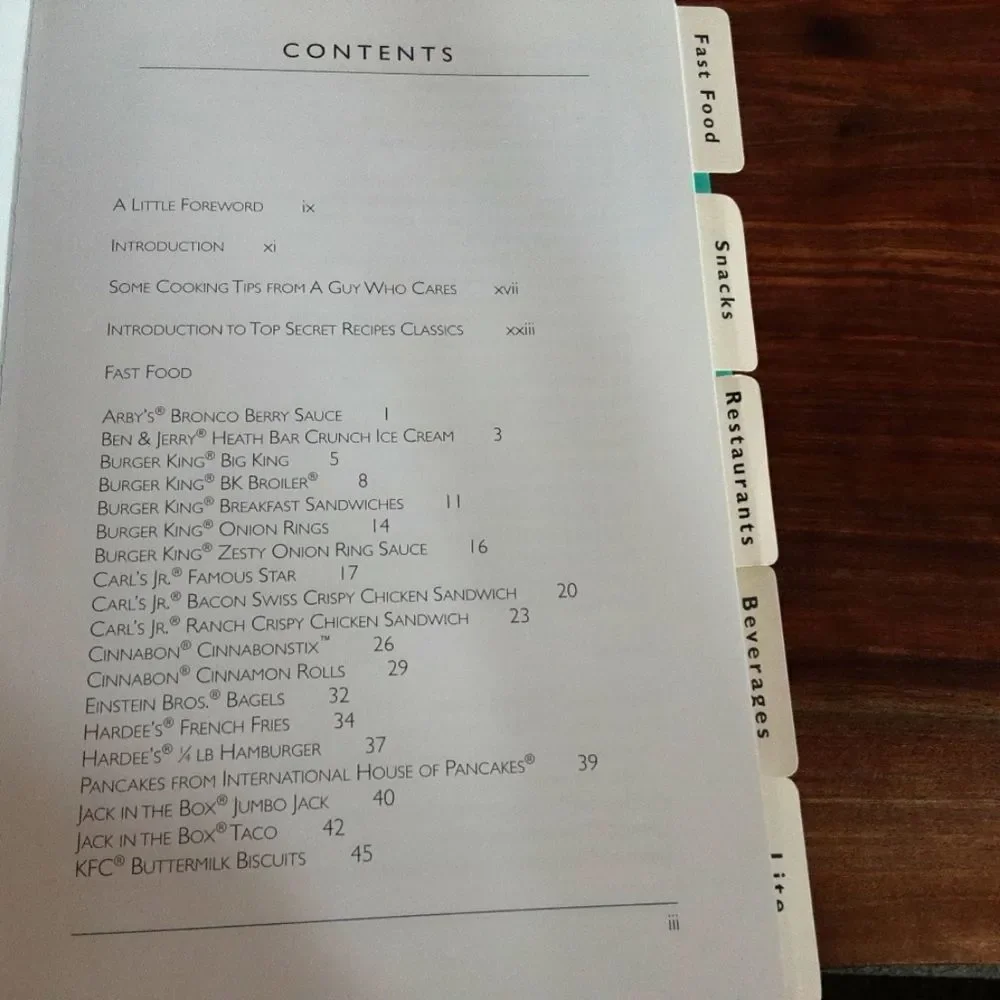 Todd Wilbur cookbook 2005