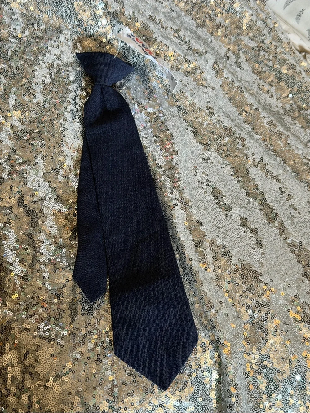 Cookies Uniform Boys Navy Blue Clip On Tie