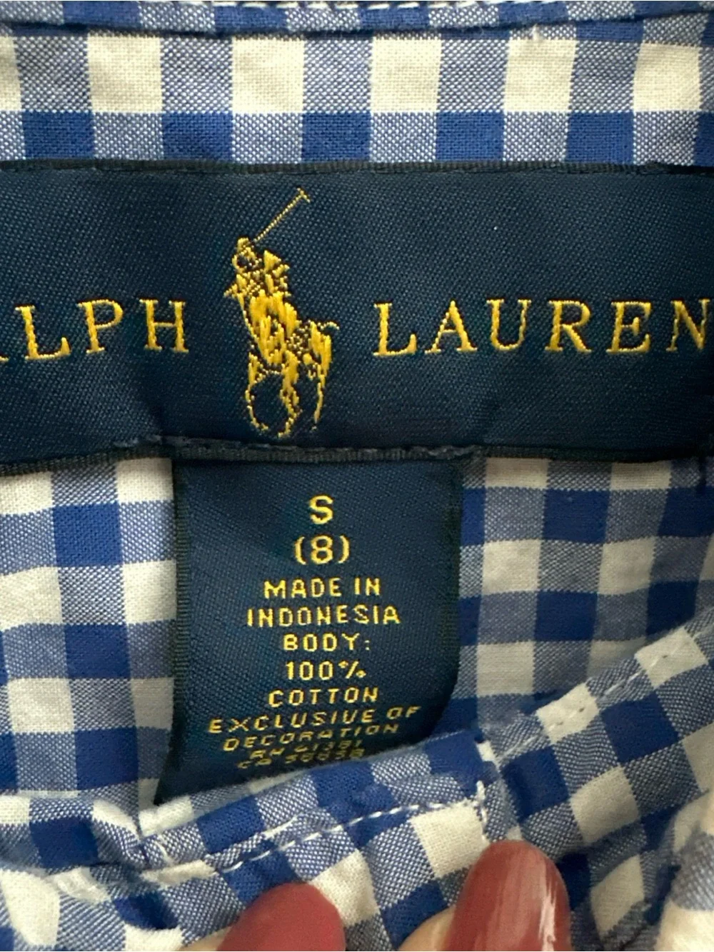 Ralph Lauren excellent pit