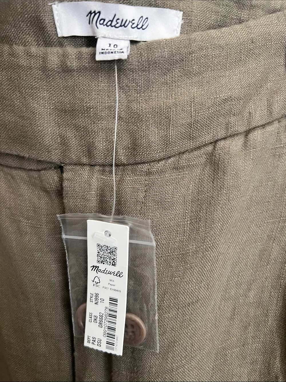 Madewell wide leg