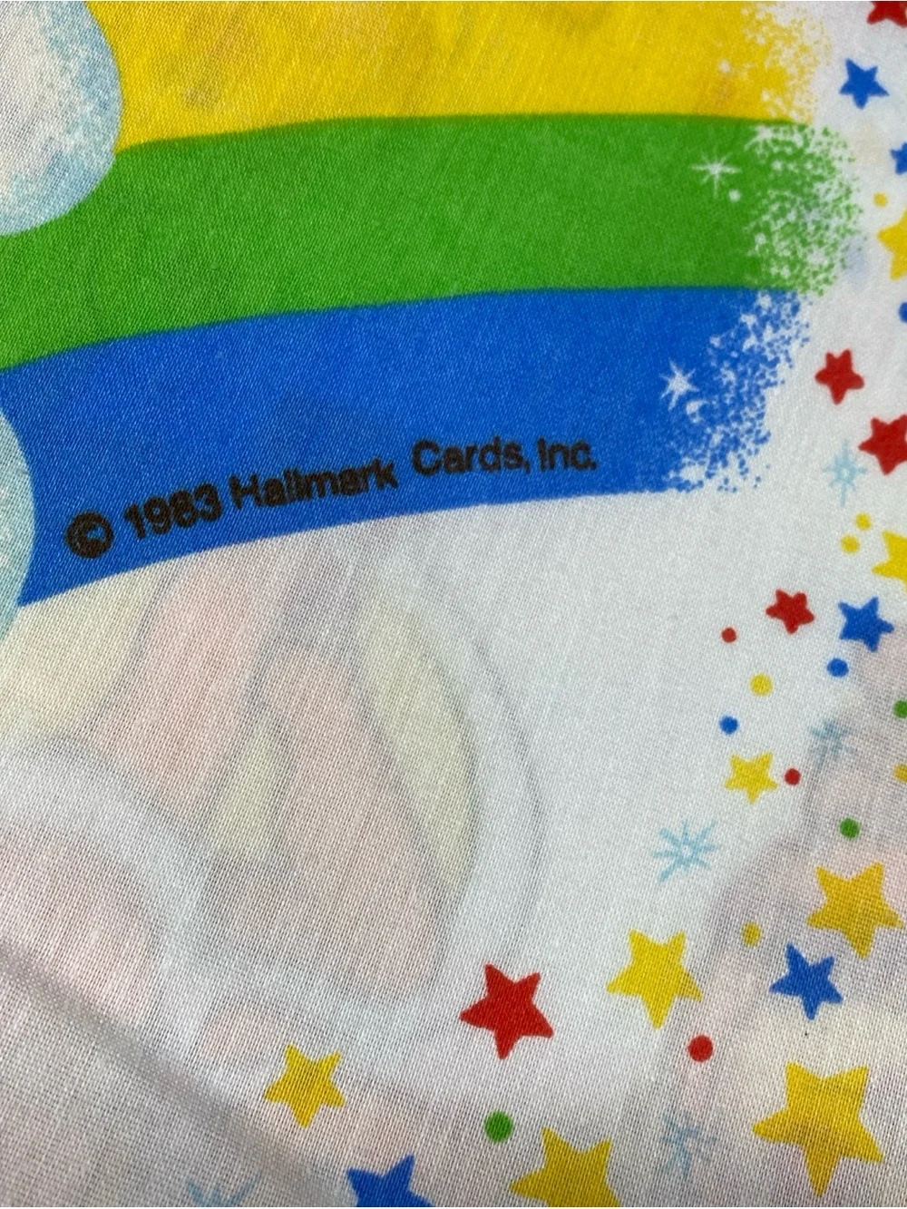 TWO SETS Rainbow Brite Vintage 1983 2-piece twin size sheet Sears Made in USA