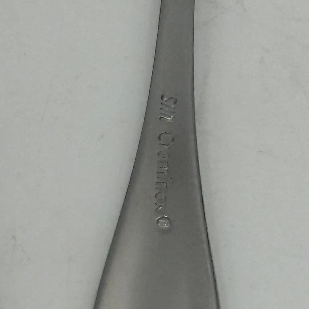 Silit Crominox SS Ice Cream Spoons Square Spade Bowl Set of 6 Vintage