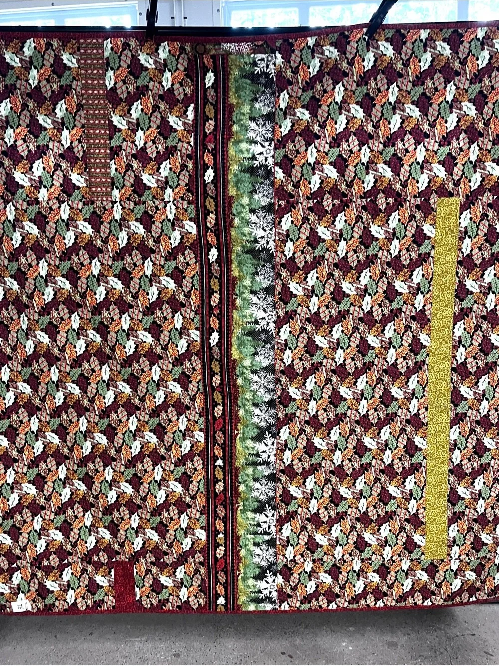 Homemade quilted traditional