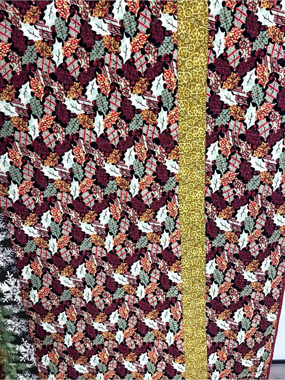 Homemade quilted traditional