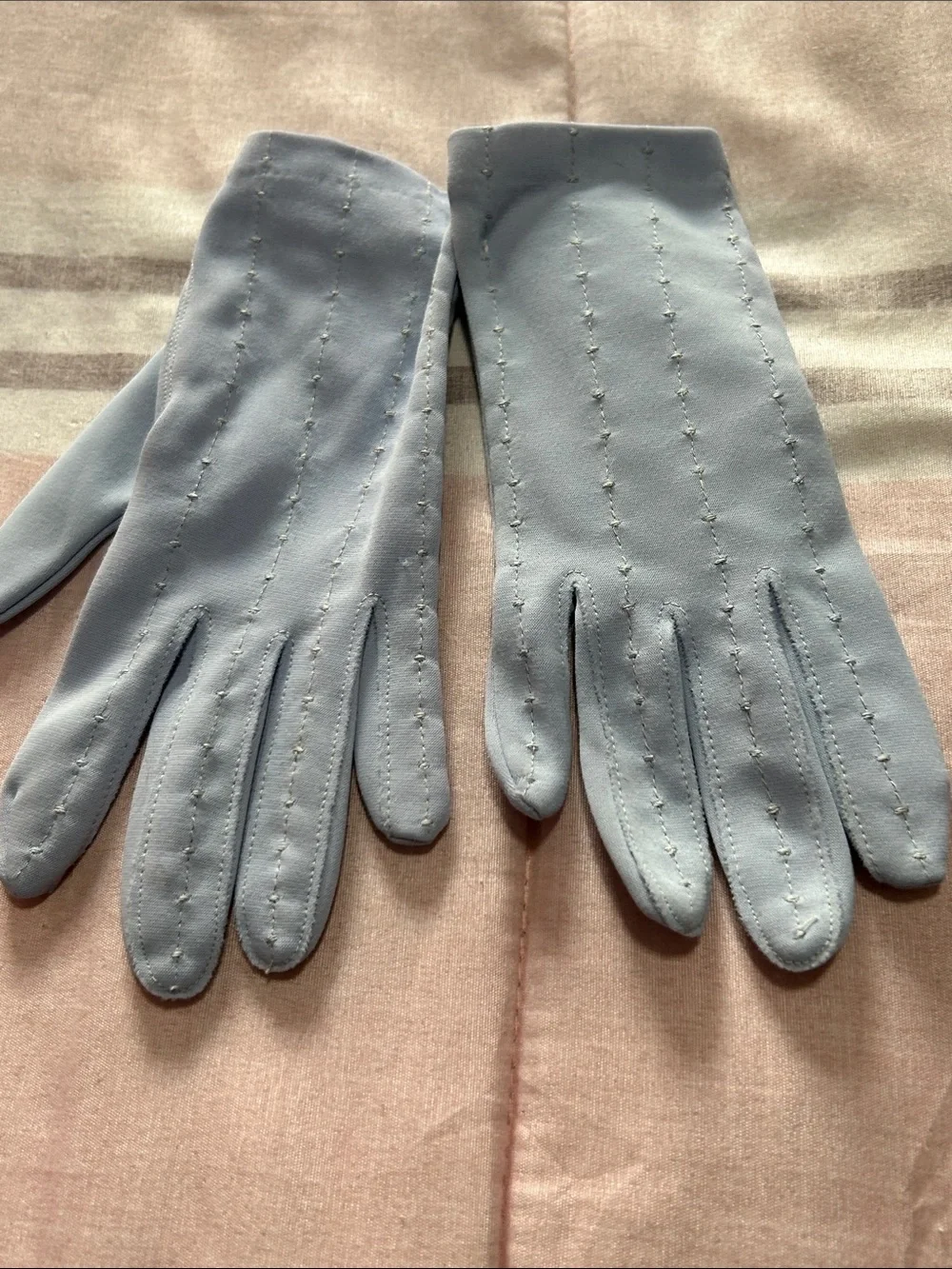 Classic Light Blue Girls Formal Gloves NWT