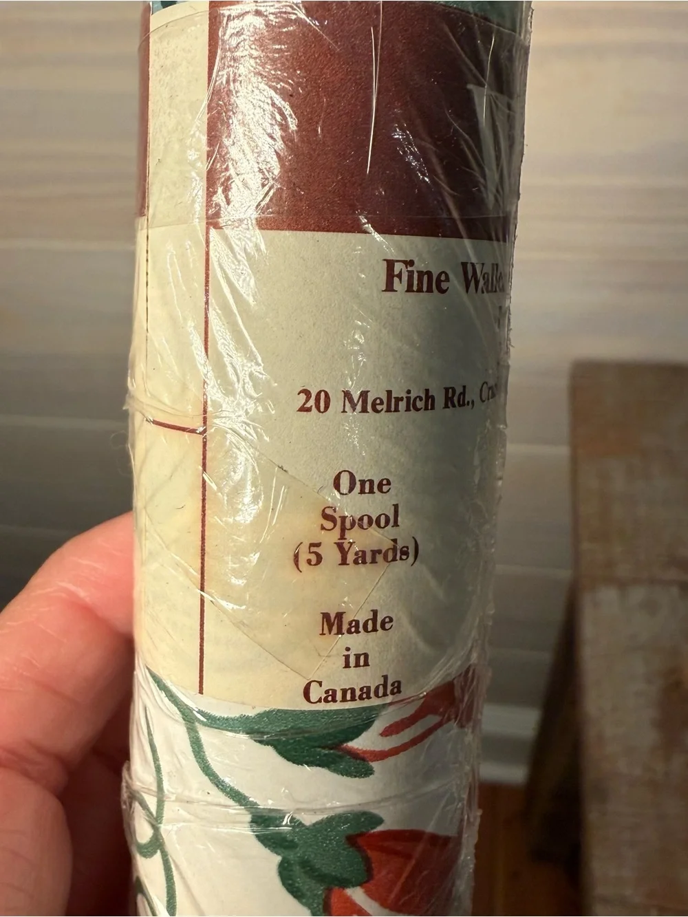 Vintage Waverly Wallpaper Border Lot of  6 Rolls Spools Floral Cottagecore