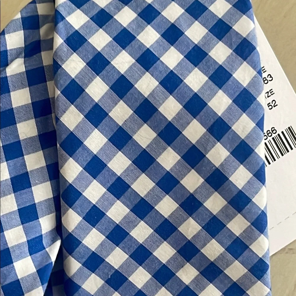 CREWCUTS TIE 52” - Blue and White Gingham