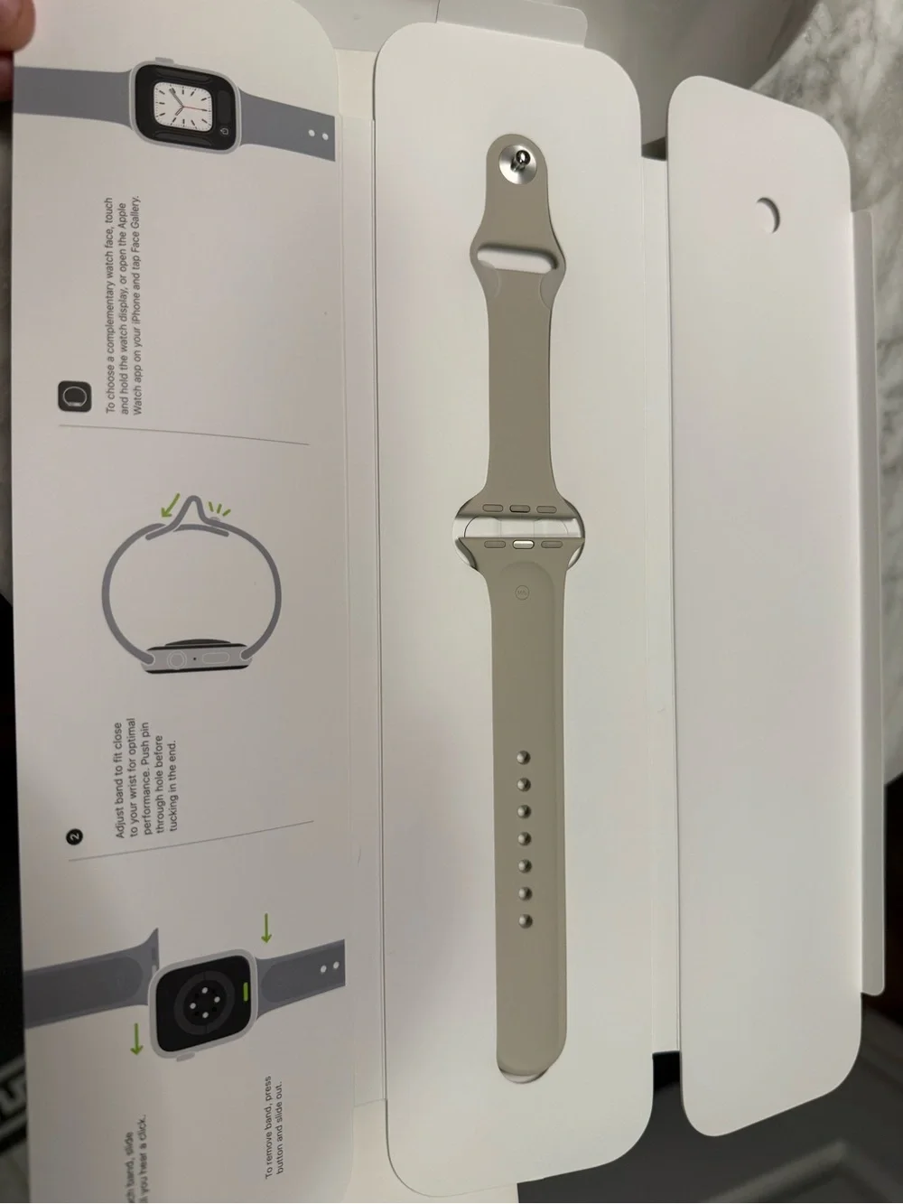 Genuine Apple Watch Band Starlight Sport Band