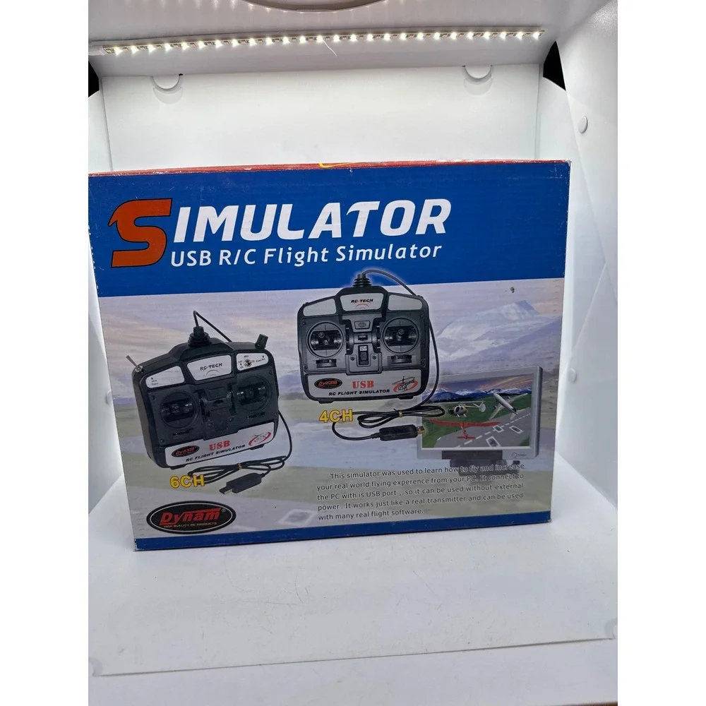 Dynam USB RC Flight Simulator 6CH Mode II Radio Controller for PC Windows