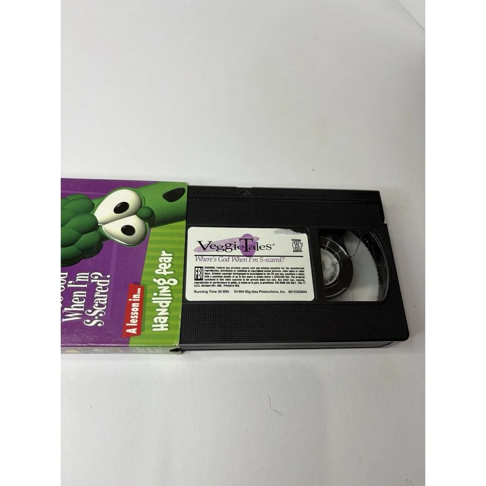 Veggietales Where's God When I'm‎ S-Scared Video Tape