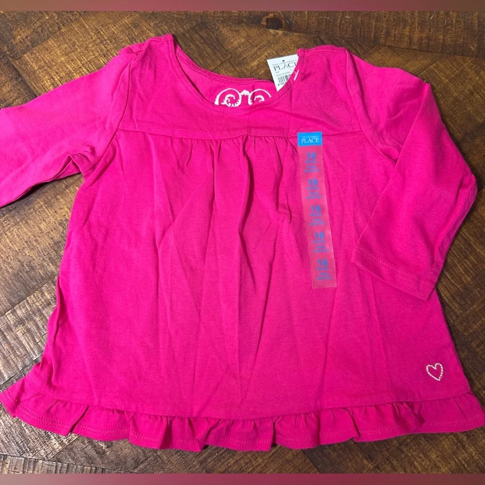 NWT The Children’s Place 18 Months Pink Long Sleeve‎ Shirt