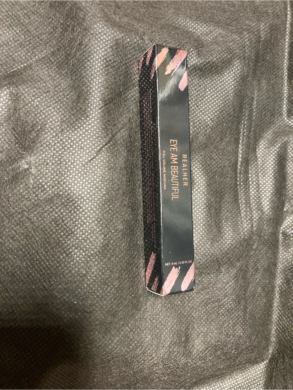 RealHer Mascara Tube in Black with Pink Accents