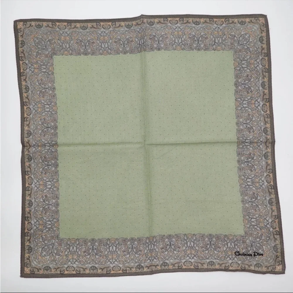 AUTHENTIC CHRISTIAN DIOR SCARF /‎ HANDKERCHIEF