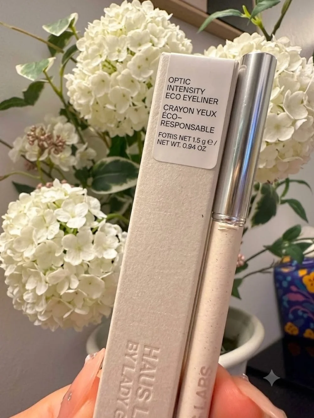 Haus Labs Optic Intensity Eco Eyeliner in White ONYX  NIB