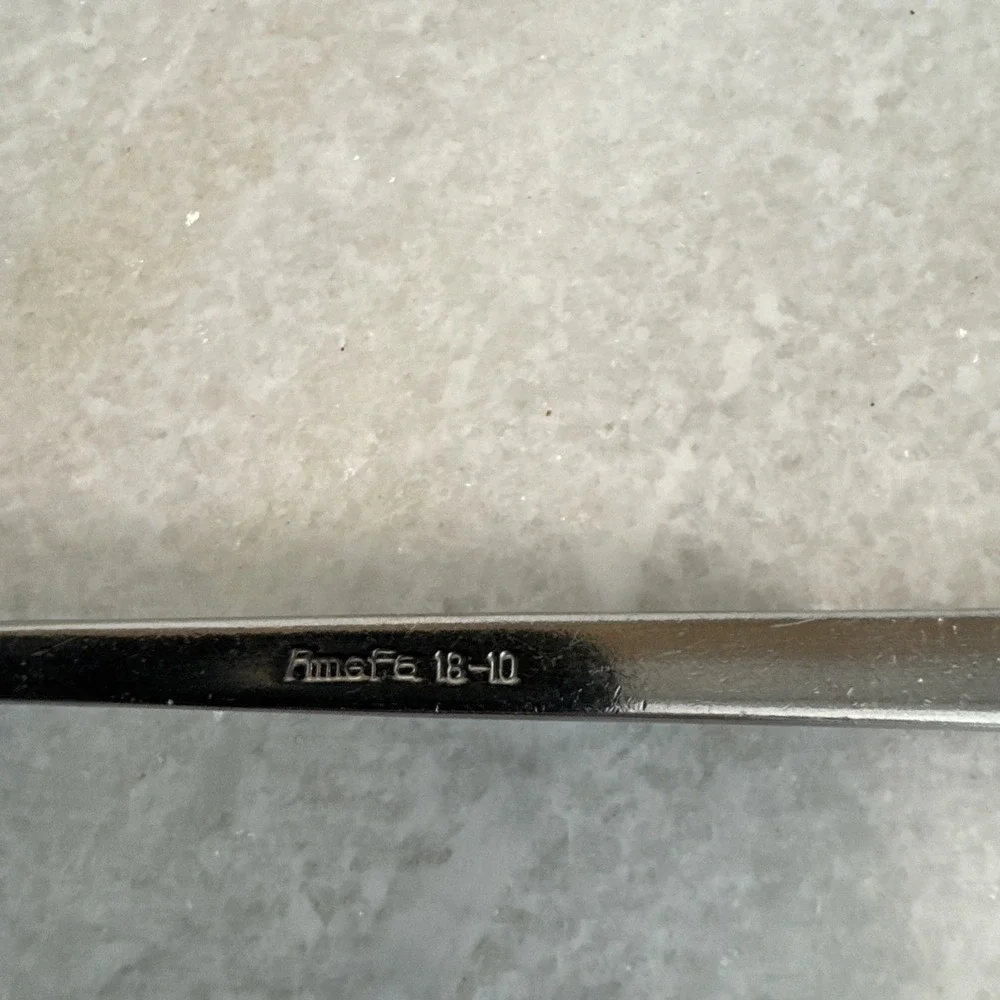 N/A steel flatware