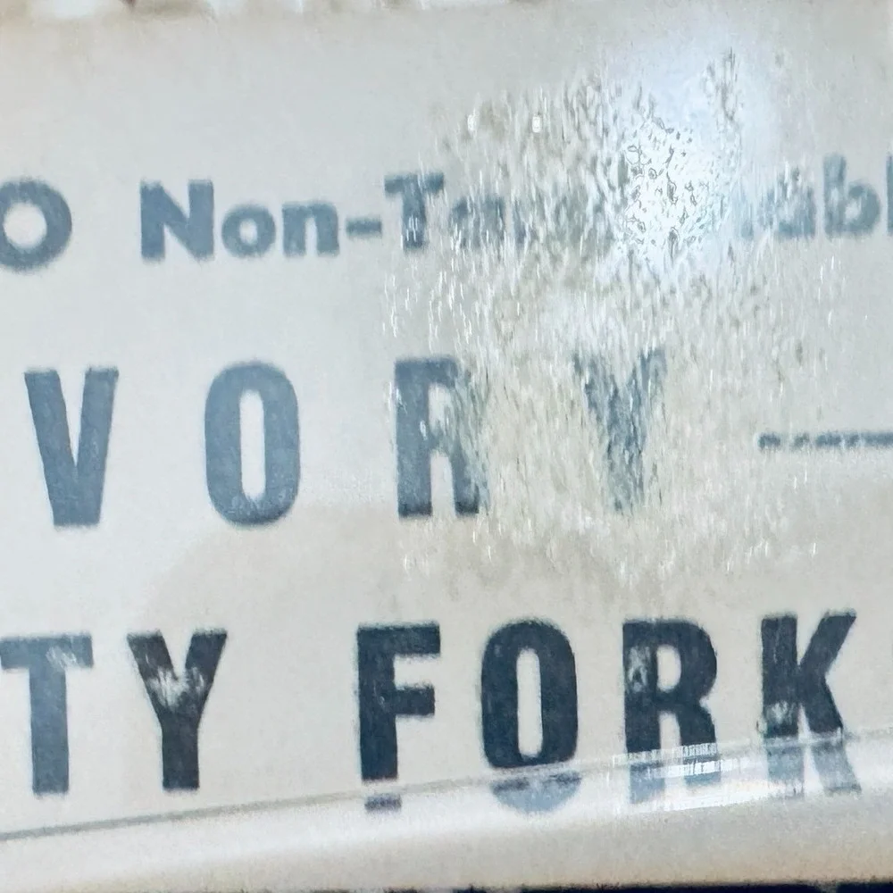 Vintage Pseudo Ivory Party Forks Made in USA Retro Appetizer Cocktail Picks Set