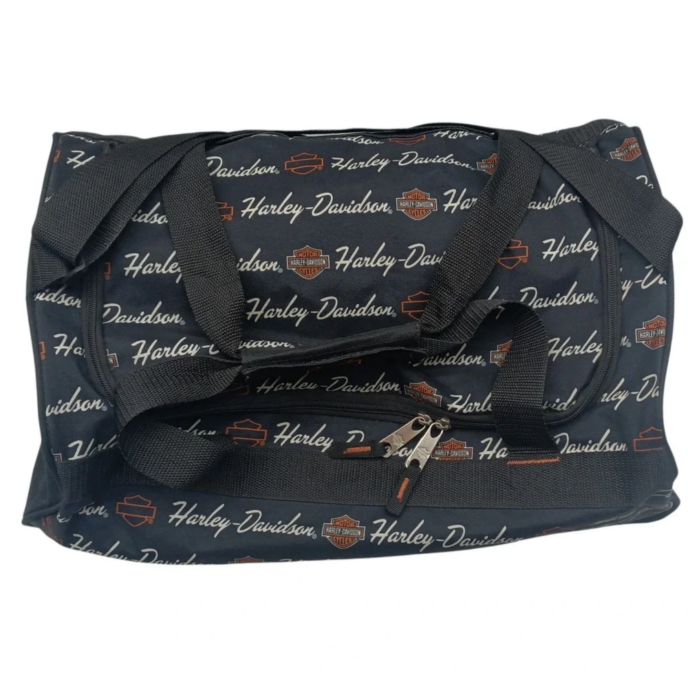 Duffel Bag Harley Davidson Logo Black Zip 20